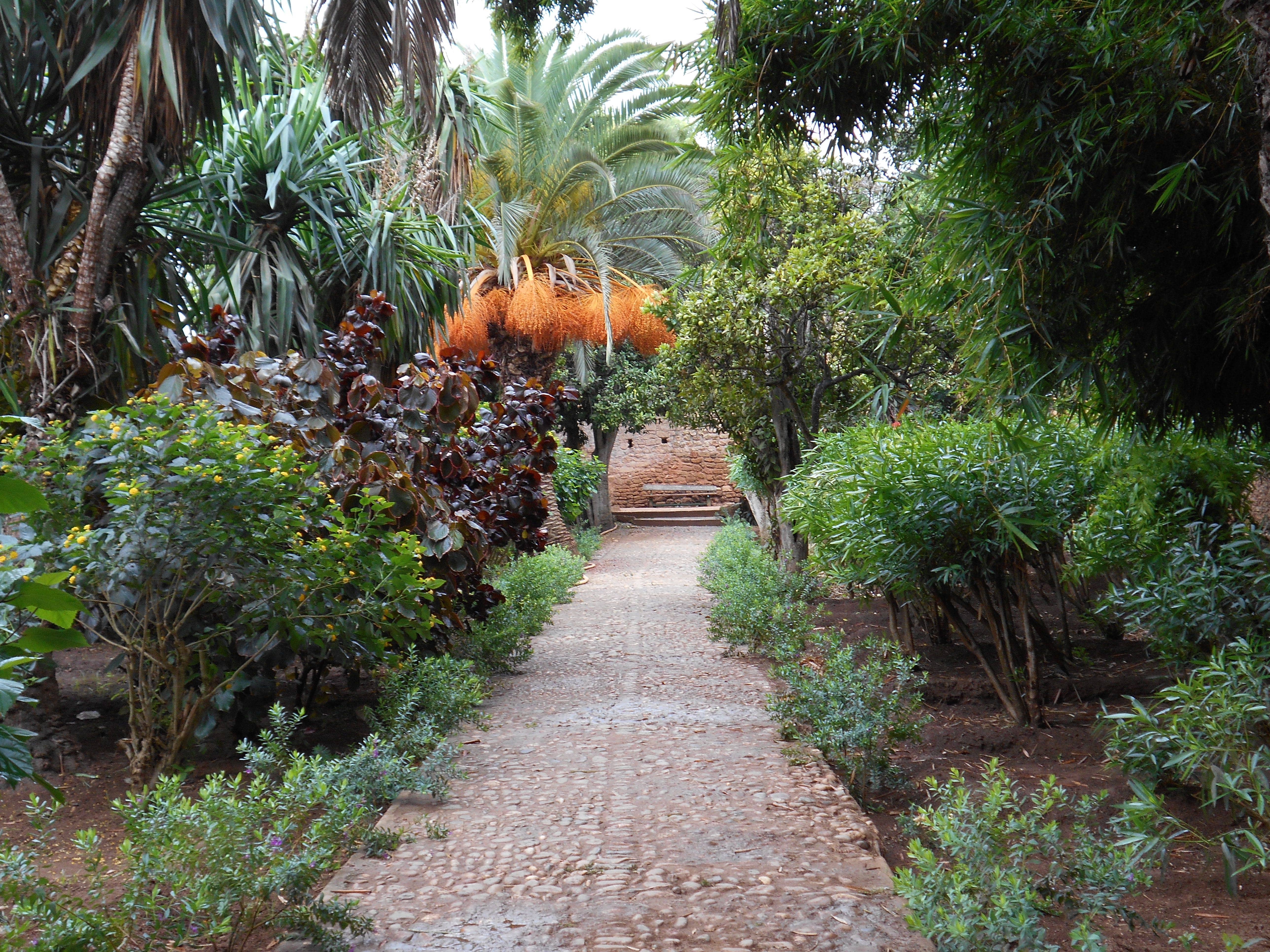 photo des jardins de Chellah